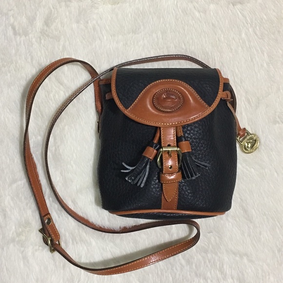 Dooney & Bourke Handbags - Dooney & Bourke Crossbody Purse Black and Tan